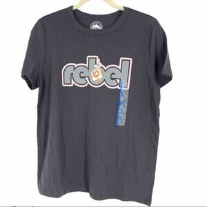 Star Wars Dark Grey Rebel Graphic T Size Large